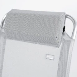 AKTIVE - Chaise Pliante Haute Avec Dossier Haut Réglable 5 Positions, Gris -Magasin De Plein Air aktive chaise pliante haute avec dossier haut reglable 5 positions gris 4