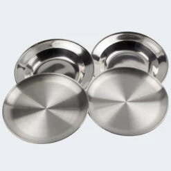 Assiette Camping Plate Et Creuse | Diamètre Env. 23 Cm | 2 Assiettes De Chaque -Magasin De Plein Air assiette camping plate et creuse diametre env 23 cm 2 assiettes de chaque 3