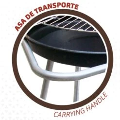 Barbecue Portable Rond 4 Hauteurs Aktive -Magasin De Plein Air barbecue portable rond 4 hauteurs aktive 3