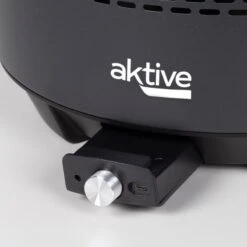 Barbecue Rond Noir Sans Fumée 2 En 1 Ø34 Cm Aktive -Magasin De Plein Air barbecue rond noir sans fumee 2 en 1 o34 cm aktive 4