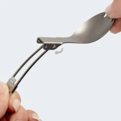 Batterie De Cuisine De Camping Set | Casseroles + Fourchette/Cuillère | Titane -Magasin De Plein Air batterie de cuisine de camping set casseroles fourchettecuillere titane 4