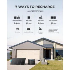 BLUETTI AC200P Générateur Solaire 2000Wh/2000W Pour Camping-car, Maison -Magasin De Plein Air bluetti ac200p generateur solaire 2000wh2000w pour camping car maison 2