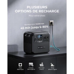 BLUETTI Générateur Électrique Solaire AC180 Avec Panneau Solaire PV200 10 BLUETTI Générateur Électrique Solaire AC180 Avec Panneau Solaire PV200 -Magasin De Plein Air bluetti generateur electrique solaire ac180 avec panneau solaire pv200 3