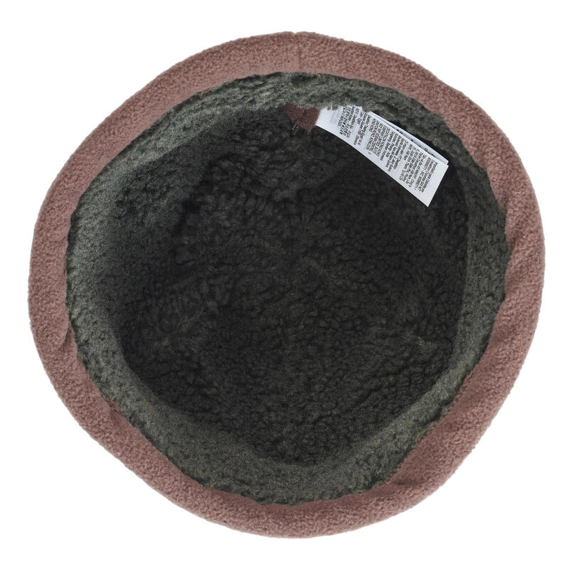 BONNET CHASSE CHAUD REVERSIBLE MOUTONNE VERT 500 7 BONNET CHASSE CHAUD REVERSIBLE MOUTONNE VERT 500 – Image 7