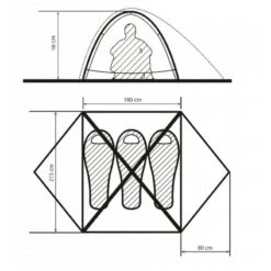 Borzhava 3 Alu - Tente Légère - 3 Personnes - Jaune -Magasin De Plein Air borzhava 3 alu tente legere 3 personnes jaune 4