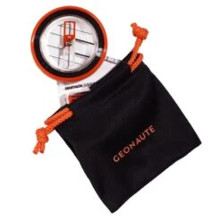 BOUSSOLE POUCE DROIT Pour Course D'orientation RACER 500 Noir Orange -Magasin De Plein Air boussole pouce droit pour course dorientation racer 500 noir orange 2