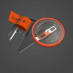 BOUSSOLE POUCE DROIT Pour Course D'orientation RACER 500 Noir Orange -Magasin De Plein Air boussole pouce droit pour course dorientation racer 500 noir orange 4