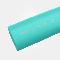 Quechua Bouteille Isotherme Inox 0,4L Avec Gobelet Pour La Randonnée - Turquoise -Magasin De Plein Air bouteille isotherme inox 04l avec gobelet pour la randonnee turquoise 2