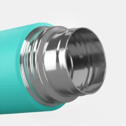 Quechua Bouteille Isotherme Inox 0,4L Avec Gobelet Pour La Randonnée - Turquoise -Magasin De Plein Air bouteille isotherme inox 04l avec gobelet pour la randonnee turquoise 6