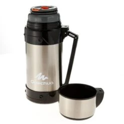 Quechua Bouteille Isotherme Inox 1,5L Avec Gobelet Pour La Randonnée -Magasin De Plein Air bouteille isotherme inox 15l avec gobelet pour la randonnee 4