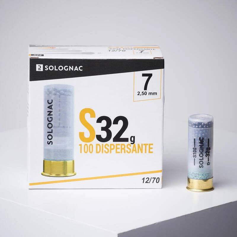 CARTOUCHE S100 32g DISPERSANTE CAL12/67 Pb N°7 X25 1 CARTOUCHE S100 32g DISPERSANTE CAL12/67 Pb N°7 X25