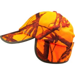 CASQUETTE CHASSE A RABAT CAMOUFLAGE ORANGE 16 CASQUETTE CHASSE A RABAT CAMOUFLAGE ORANGE -Magasin De Plein Air casquette chasse a rabat camouflage orange 6