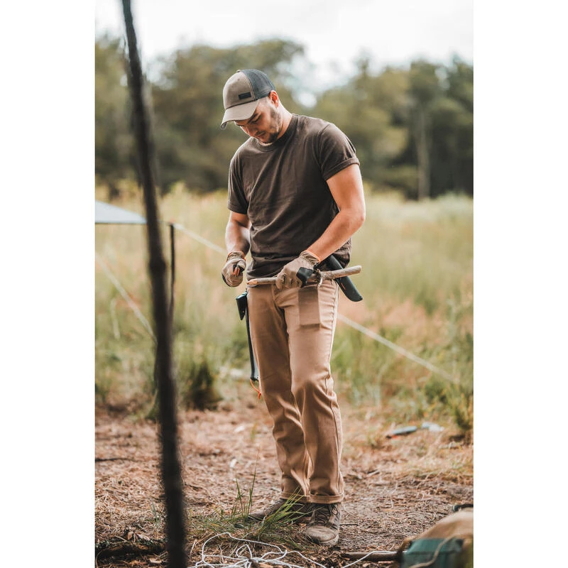 CASQUETTE TRUCKER BEIGE PATCH SOLOGNAC RESISTANT GEAR 2 CASQUETTE TRUCKER BEIGE PATCH SOLOGNAC RESISTANT GEAR – Image 2