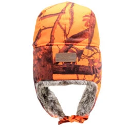 CHAPKA CHASSE CAMOUFLAGE ORANGE 12 CHAPKA CHASSE CAMOUFLAGE ORANGE -Magasin De Plein Air chapka chasse camouflage orange 2