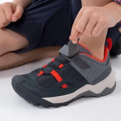 Quechua Chaussures De Randonnée Enfant à Scratch Crossrock Grise Rouge Du 24 AU 34 -Magasin De Plein Air chaussures de randonnee enfant a scratch crossrock grise rouge du 24 au 34 5