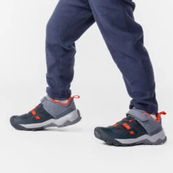 Quechua Chaussures De Randonnée Enfant à Scratch Crossrock Grise Rouge Du 24 AU 34 -Magasin De Plein Air chaussures de randonnee enfant a scratch crossrock grise rouge du 24 au 34 7