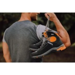 Chaussures De Randonnée PM026 Pour Hommes Imperméables Avec Membrane Et Daim -Magasin De Plein Air chaussures de randonnee pm026 pour hommes impermeables avec membrane et daim 4