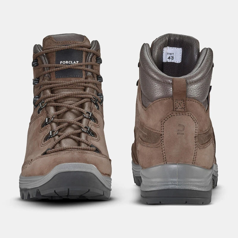 CHAUSSURES TREKKING CUIR IMPERMÉABLES - MT500 - HOMME HAUTE 4 CHAUSSURES TREKKING CUIR IMPERMÉABLES - MT500 - HOMME HAUTE – Image 4