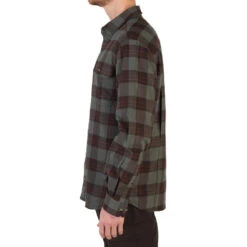 Chemise Manches Longues Chasse Coton Chaude Homme - 500 Carreaux Vert -Magasin De Plein Air chemise manches longues chasse coton chaude homme 500 carreaux vert 3