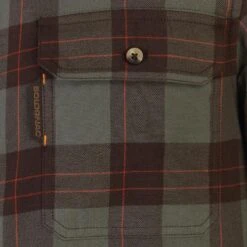 Chemise Manches Longues Chasse Coton Chaude Homme - 500 Carreaux Vert -Magasin De Plein Air chemise manches longues chasse coton chaude homme 500 carreaux vert 6