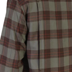 Chemise Manches Longues Chasse Coton Chaude Homme - 500 Carreaux Vert -Magasin De Plein Air chemise manches longues chasse coton chaude homme 500 carreaux vert 7