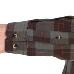 Chemise Manches Longues Chasse Coton Chaude Homme - 500 Carreaux Vert -Magasin De Plein Air chemise manches longues chasse coton chaude homme 500 carreaux vert 9