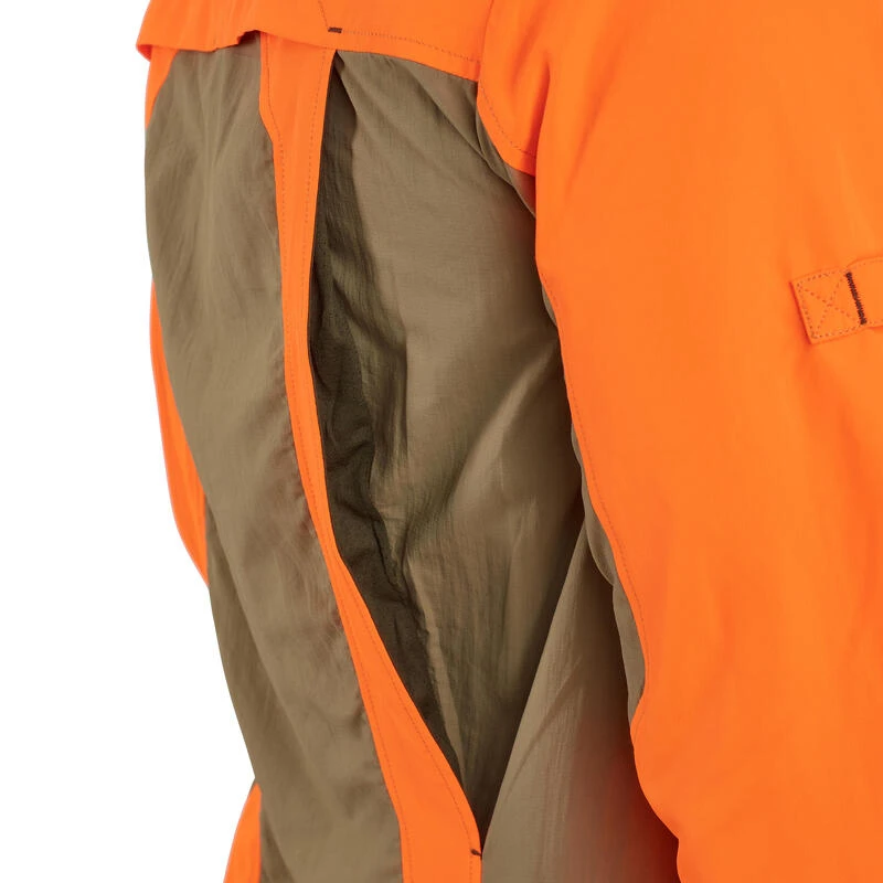 Chemise Manches Longues Légère Et Respirante Chasse 520 Verte Et Fluo 8 Chemise Manches Longues Légère Et Respirante Chasse 520 Verte Et Fluo – Image 8