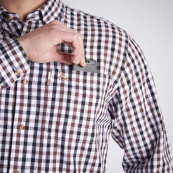 CHEMISE VERNEY CARRON À CARREAUX BLANCHE 8 CHEMISE VERNEY CARRON À CARREAUX BLANCHE -Magasin De Plein Air chemise verney carron a carreaux blanche 3