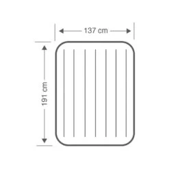 Intex Comfort-Plush 'Queen' - Lit Gonflable - 203x152x33cm - Compris Les Accessoires -Magasin De Plein Air comfort plush queen lit gonflable 203x152x33cm compris les accessoires 3