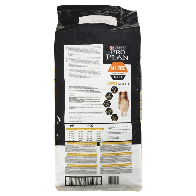 CROQUETTES CHIEN ADULTE MEDIUM LIGHT STERILISE POULET PRO PLAN 14 KG 3 CROQUETTES CHIEN ADULTE MEDIUM LIGHT STERILISE POULET PRO PLAN 14 KG – Image 3