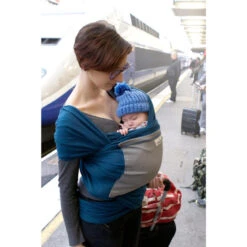 Écharpe L'Originale JPMBB - BLEU PAON, Eléphant -Magasin De Plein Air echarpe loriginale jpmbb bleu paon elephant 4