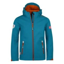 TROLLKIDS Enfants Trollfjord Veste Bleu Foncé/cannelle/bleu Nuit