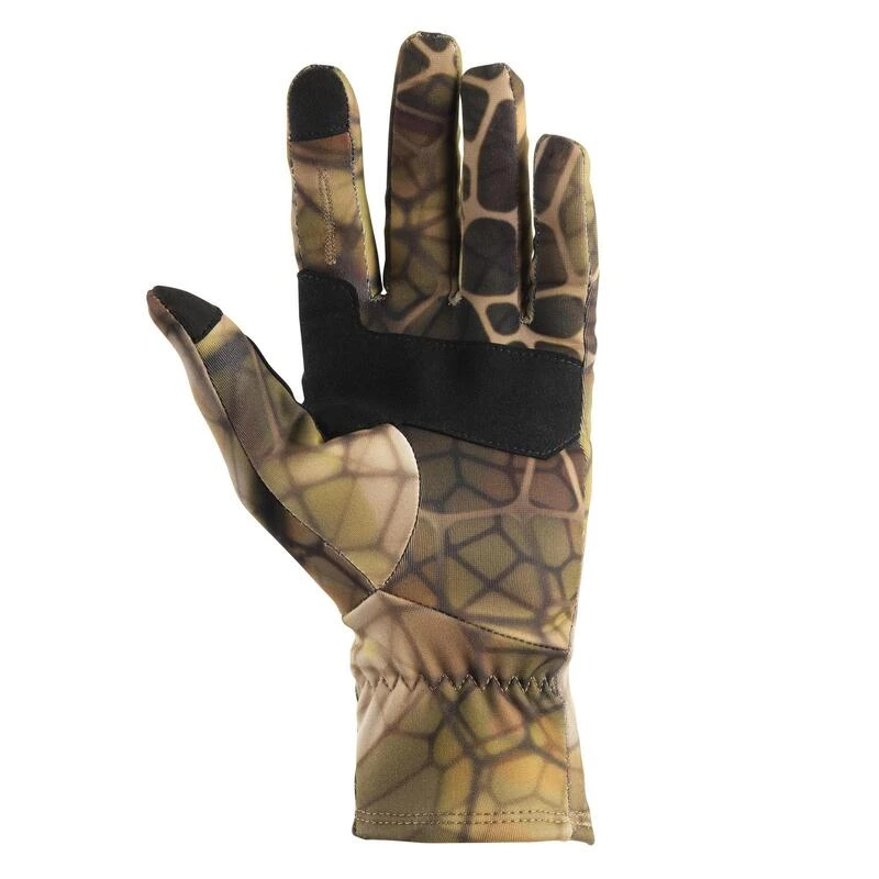 Gants Chasse Polyester Fin - Furtiv 500 - Camouflage 3 Gants Chasse Polyester Fin - Furtiv 500 - Camouflage – Image 3