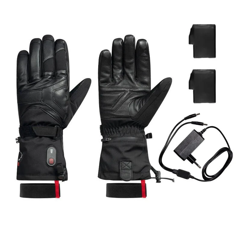 Gants De Ski Chauffants En Cuir EVO-3 Adulte 1 Gants De Ski Chauffants En Cuir EVO-3 Adulte
