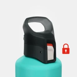 Quechua Gourde Alu 1L Avec Bouchon à Ouverture Rapide Pour La Randonnée - Vert -Magasin De Plein Air gourde alu 1l avec bouchon a ouverture rapide pour la randonnee vert 3