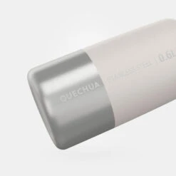 Quechua Gourde Inox 0,6L Avec Bouchon à Vis Pour La Randonnée - Blanc -Magasin De Plein Air gourde inox 06l avec bouchon a vis pour la randonnee blanc 2