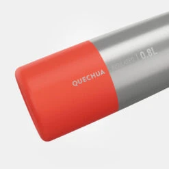 Quechua Gourde Isotherme Inox 0,8L Bouchon à Ouverture Rapide Pour La Randonnée - Rouge -Magasin De Plein Air gourde isotherme inox 08l bouchon a ouverture rapide pour la randonnee rouge 2