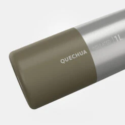 Quechua Gourde Isotherme Inox 1L Bouchon à Ouverture Rapide Pour La Randonnée - Kaki -Magasin De Plein Air gourde isotherme inox 1l bouchon a ouverture rapide pour la randonnee kaki 2