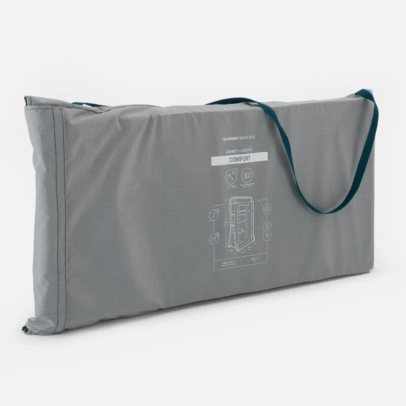 Quechua Grande Armoire Pliable Et Compacte Pour Le Camping - Confort 2 Quechua Grande Armoire Pliable Et Compacte Pour Le Camping - Confort – Image 2