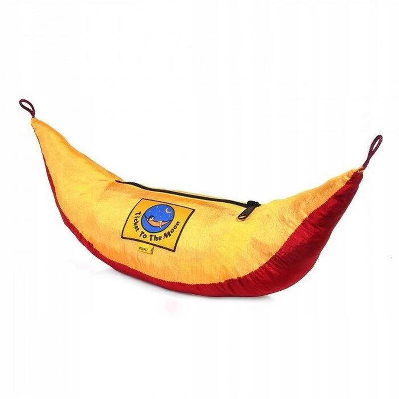 TICKET TO THE MOON Hamac Original Bordeaux / Jaune 4 TICKET TO THE MOON Hamac Original Bordeaux / Jaune – Image 4