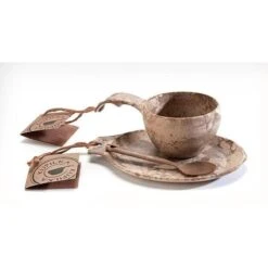 Kupilka Boîte-cadeau-Tasse, Cuillère Et Assiette-Original (Marron) -Magasin De Plein Air kupilka boite cadeau tasse cuillere et assiette original marron 5