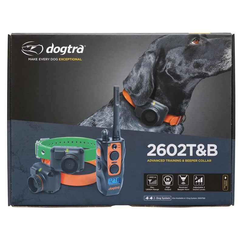 PACK 2 COLLIERS + TÉLÉCOMMANDE DE DRESSAGE ET REPÉRAGE POUR CHIEN DOGTRA 2600T&B 3 PACK 2 COLLIERS + TÉLÉCOMMANDE DE DRESSAGE ET REPÉRAGE POUR CHIEN DOGTRA 2600T&B – Image 3