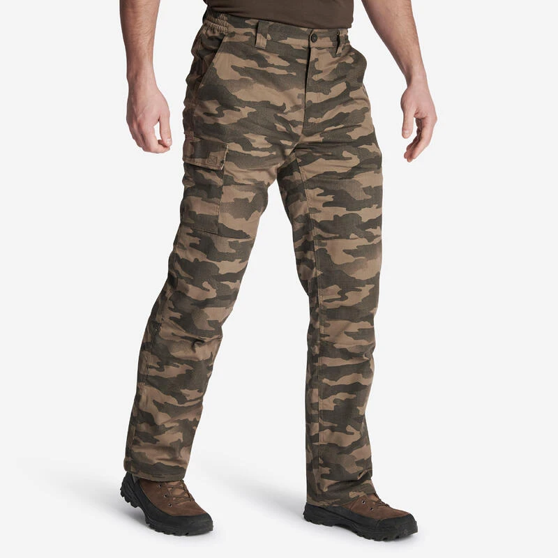 PANTALON CARGO CHAUD 100 CAMO HALFTONE 1 PANTALON CARGO CHAUD 100 CAMO HALFTONE