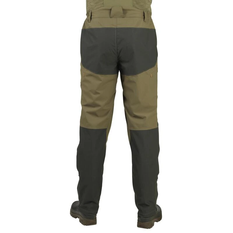 PANTALON CHASSE IMPERMÉABLE RENFORT VERT 520 3 PANTALON CHASSE IMPERMÉABLE RENFORT VERT 520 – Image 3