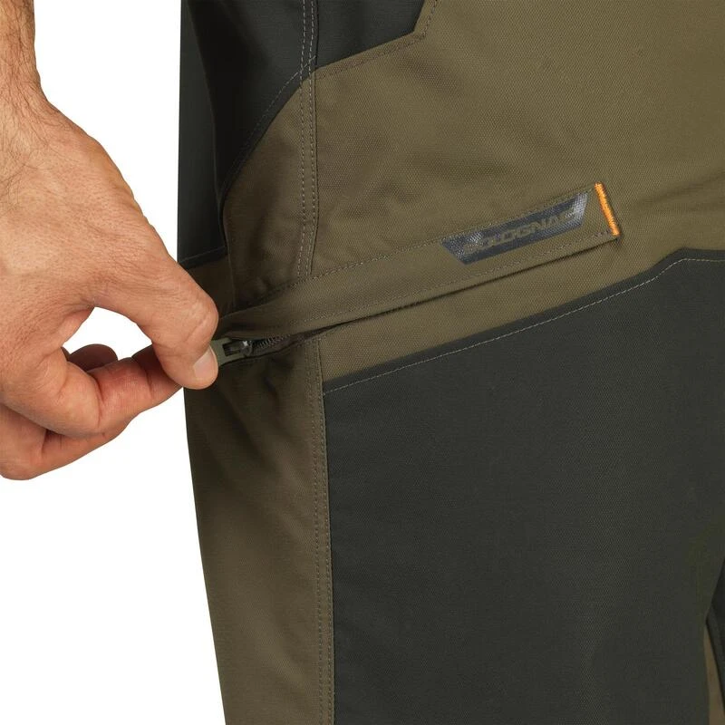 PANTALON CHASSE IMPERMÉABLE RENFORT VERT 520 6 PANTALON CHASSE IMPERMÉABLE RENFORT VERT 520 – Image 6