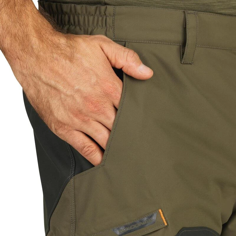 PANTALON CHASSE IMPERMÉABLE RENFORT VERT 520 9 PANTALON CHASSE IMPERMÉABLE RENFORT VERT 520 – Image 9