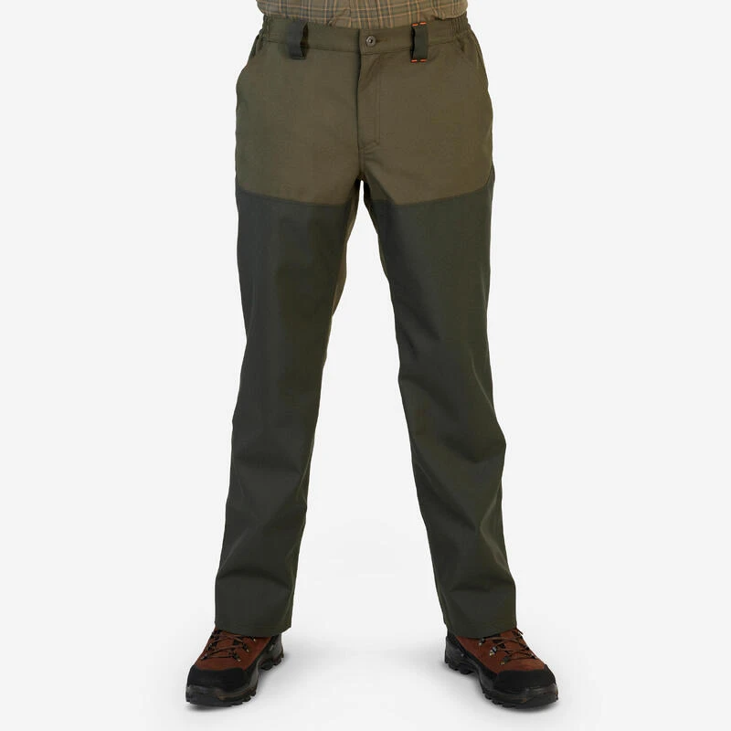 Pantalon Chasse Résistant Et Imperméable Supertrack Vert 100 2 Pantalon Chasse Résistant Et Imperméable Supertrack Vert 100 – Image 2
