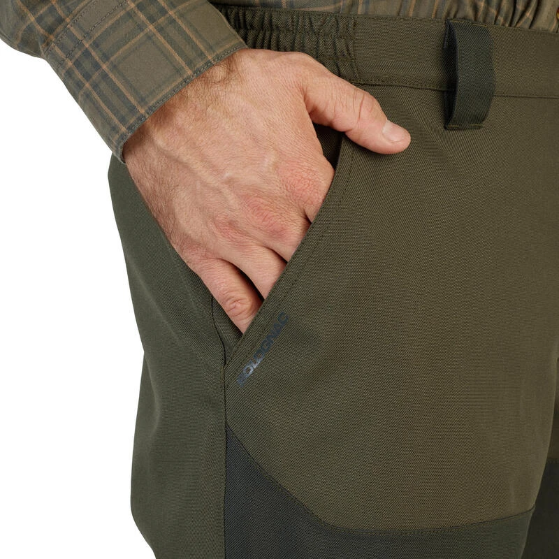 Pantalon Chasse Résistant Et Imperméable Supertrack Vert 100 7 Pantalon Chasse Résistant Et Imperméable Supertrack Vert 100 – Image 7