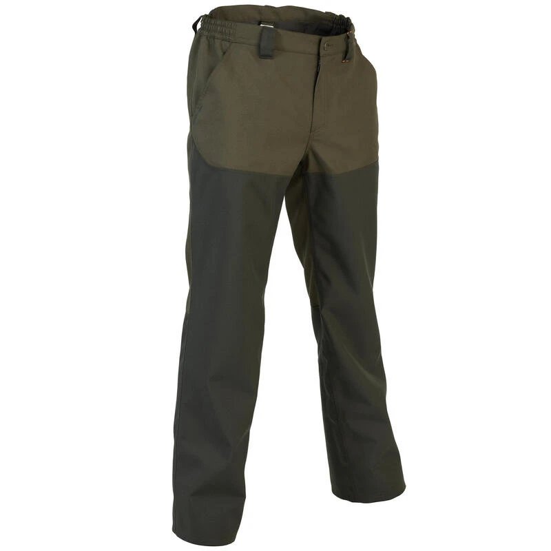 Pantalon Chasse Résistant Et Imperméable Supertrack Vert 100 1 Pantalon Chasse Résistant Et Imperméable Supertrack Vert 100