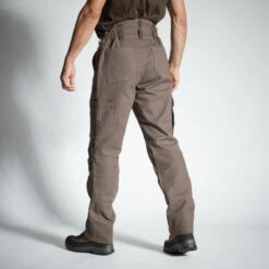 PANTALON CHAUD RESISTANT 500 MARRON -Magasin De Plein Air pantalon chaud resistant 500 marron 2